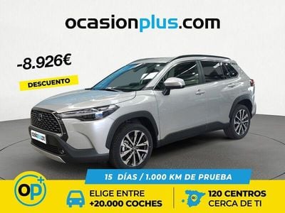 Gris Usado 2024 Toyota Corolla Cross Plus SUV | 33.950 € (Precio justo)