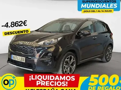 Usado Kia Sportage GT-Line 116 CV (85 kW) 2019 Negro SUV