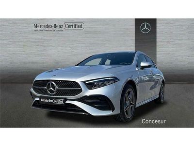 Usado Mercedes A180 AMG line 136 CV (100 kW) 2024 Plateado Berlina
