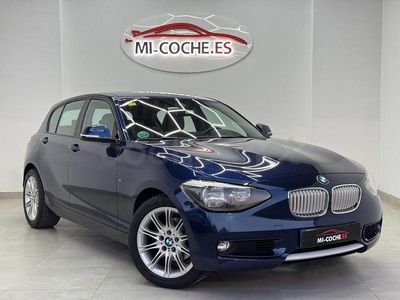 Usado BMW 118 Urban Line 170 CV (125 kW) 2012 Azul Utilitario