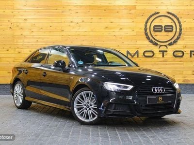 Negro Usado 2018 Audi A3 S-Line Berlina | 17.970 € (Precio justo)