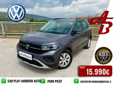 Usado VW T-Cross Advance 95 CV (69 kW) 2024 Gris SUV