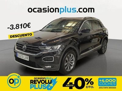 Usado VW T-Roc Sportline 150 CV (110 kW) 2021 Negro SUV