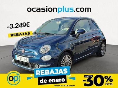 Azul Usado 2016 Fiat 500 Lounge Utilitario | 8241 € (Precio justo)