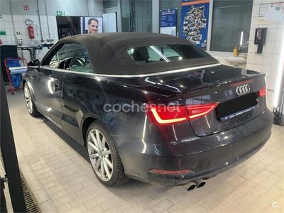 Usado Audi A3 Cabriolet Ambiente 125 CV (91 kW) 2015 Negro Descapotable