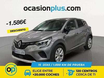 Usado Renault Captur Intens 95 CV (69 kW) 2020 Gris SUV