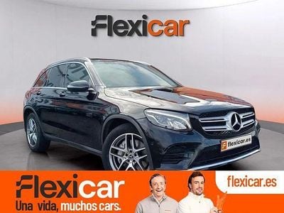 Usado Mercedes GLC220 170 CV (125 kW) 2018 Negro SUV