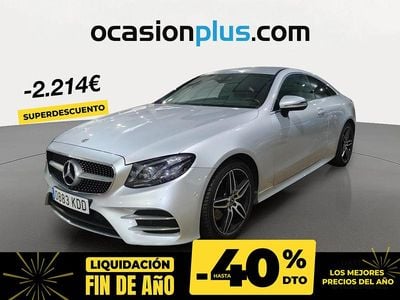 Gris Usado 2017 Mercedes E220 Coupe | 29.900 € (Buen precio)