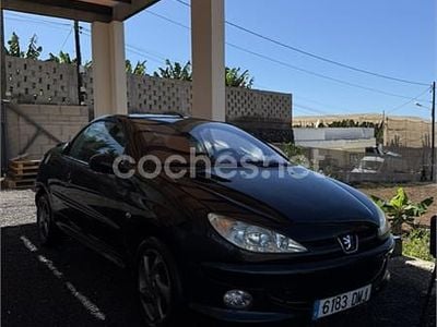 Negro Usado 2006 Peugeot 206 CC Descapotable | 2100 € (Super precio)