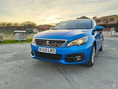 Usado Peugeot 308 Active 110 CV (80 kW) 2021 Azul Berlina
