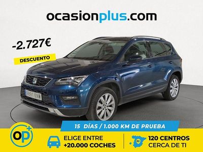 Usado Seat Ateca Style Plus 150 CV (110 kW) 2018 Azul SUV