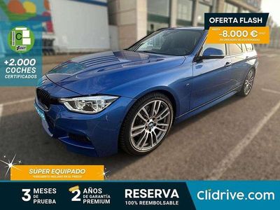 Usado BMW 320 190 CV (139 kW) 2017 Azul Familiar