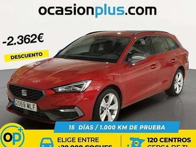 Usado Seat Leon ST FR 204 CV (150 kW) 2023 Rojo Familiar