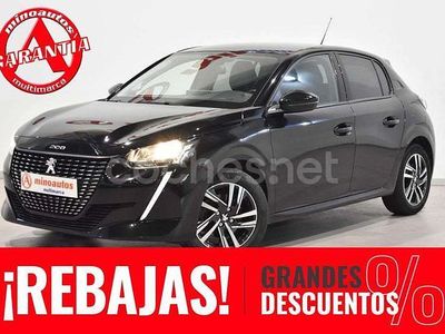 Usado Peugeot 208 Active 101 CV (74 kW) 2020 Negro Utilitario