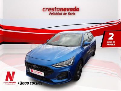 Brugt Ford Focus ST-Line 125 HK (91 kW) 2022 Blå Sedan