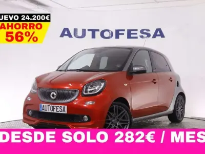 Usado Smart ForFour Passion 90 CV (66 kW) 2016 Granate Utilitario
