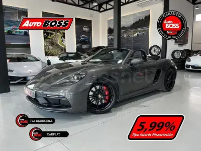 Usado Porsche 718 Boxster GTS 400 CV (294 kW) 2021 Gris / plata Descapotable