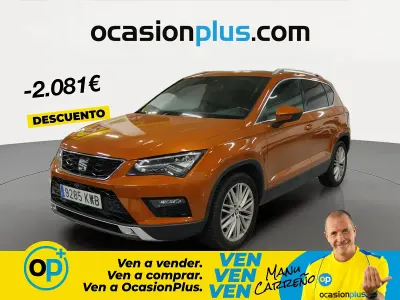 Usado Seat Ateca 4Drive 190 CV (139 kW) 2019 Naranja SUV