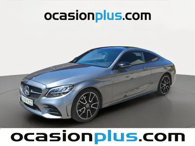 Usado Mercedes C220 AMG 194 CV (142 kW) 2019 Gris Coupe