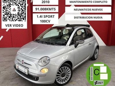 Gris / plata Usado 2010 Fiat 500C Lounge Descapotable | 8500 € (Precio justo)