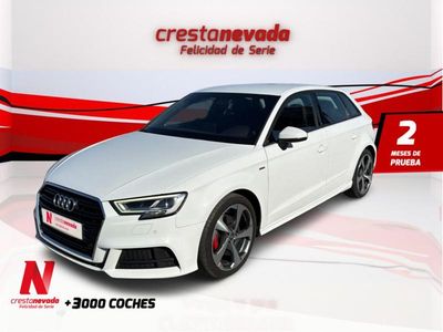 Usado Audi A3 S-Line 116 CV (85 kW) 2019 Blanco Berlina