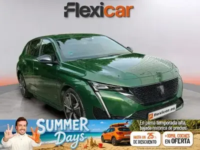 Usado Peugeot 308 SW GT 180 CV (132 kW) 2021 Verde Familiar