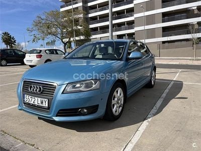 Usado Audi A3 Ambiente 160 CV (117 kW) 2008 Azul Utilitario