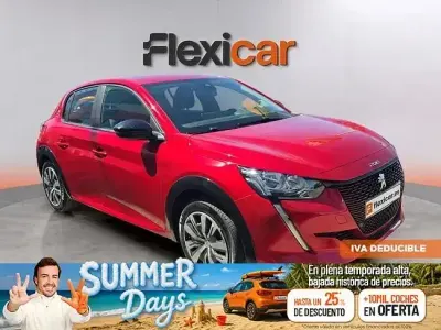 Usado Peugeot e-208 Allure 100 kW (136 CV) 2024 Rojo Utilitario