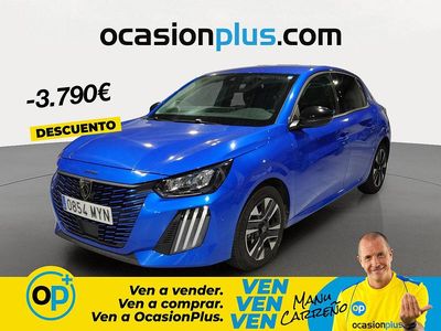 Usado Peugeot 208 Allure 100 CV (73 kW) 2025 Azul Utilitario