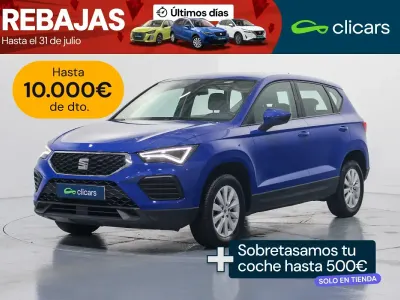 Usado Seat Ateca Reference 110 CV (80 kW) 2021 Azul SUV