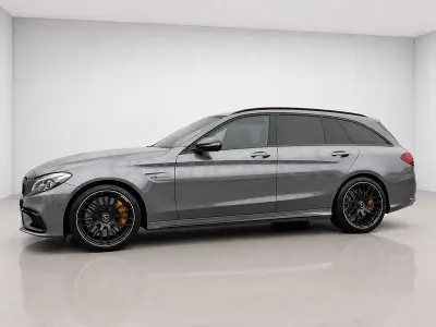 Usado Mercedes C63S AMG 510 CV (375 kW) 2016 Gris / plata Familiar