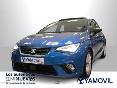 Usado Seat Ibiza FR 110 CV (80 kW) 2022 Azul Berlina