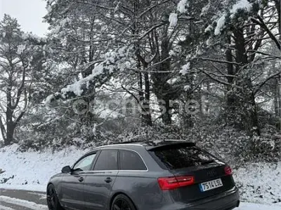 Usado Audi A6 S-Line 313 CV (230 kW) 2013 Gris / plata Familiar