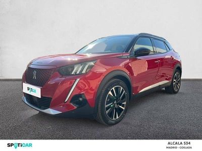 Rojo Usado 2020 Peugeot e-2008 GT SUV | 21.990 €