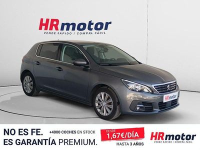 Usado Peugeot 308 Allure 131 CV (96 kW) 2021 Gris Berlina