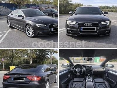 Usado Audi A5 Sportback S-Line 150 CV (110 kW) 2014 Negro Utilitario