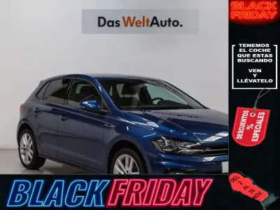 Usado VW Polo R-line 95 CV (69 kW) 2021 Azul Utilitario