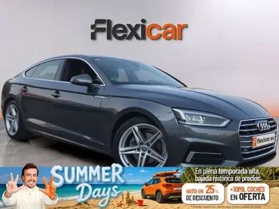 Usado Audi A5 Sportback Premium 150 CV (110 kW) 2018 Gris Utilitario