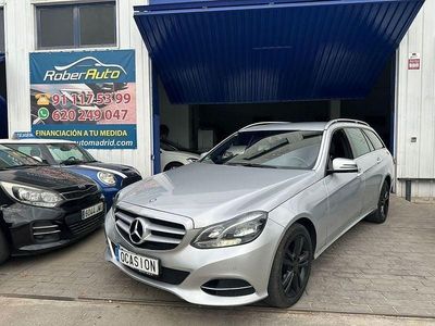 Usado Mercedes E200 Avantgarde 136 CV (100 kW) 2015 Gris Familiar