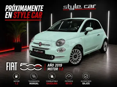 Usado Fiat 500 Lounge 69 CV (50 kW) 2019 Verde Berlina