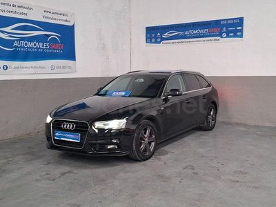 Usado Audi A4 177 CV (130 kW) 2012 Negro Familiar