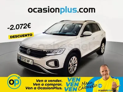 Usado VW T-Roc Life 150 CV (110 kW) 2023 Blanco SUV