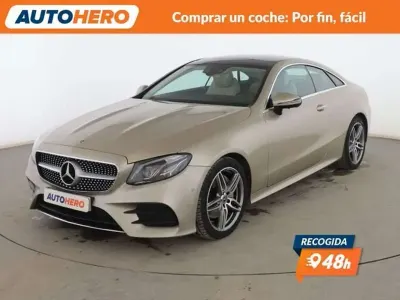 Usado Mercedes E220 AMG line 196 CV (144 kW) 2017 Beige Coupe