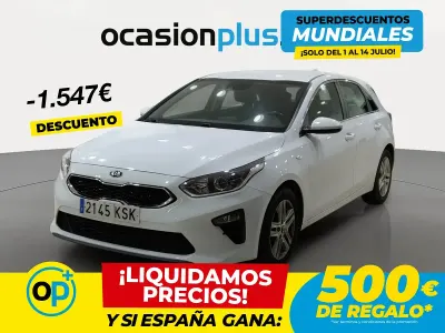 Usado Kia Ceed 120 CV (88 kW) 2018 Blanco Utilitario