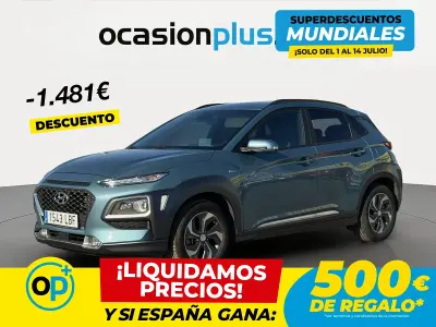 Usado Hyundai Kona 141 CV (103 kW) 2019 Azul SUV