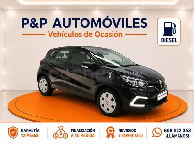 Begagnad Renault Captur Life 90 HK (66 kW) 2019 Blå SUV