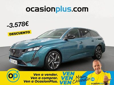 Usado Peugeot 308 Allure 130 CV (95 kW) 2024 Azul Familiar
