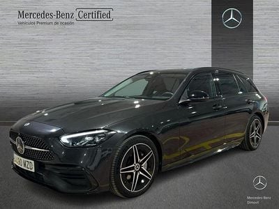 Usado Mercedes C220 AMG line 200 CV (147 kW) 2025 Gris grafito Familiar
