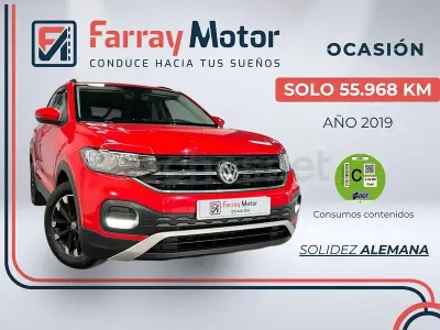 Usado VW T-Cross Edition 95 CV (69 kW) 2019 Rojo SUV