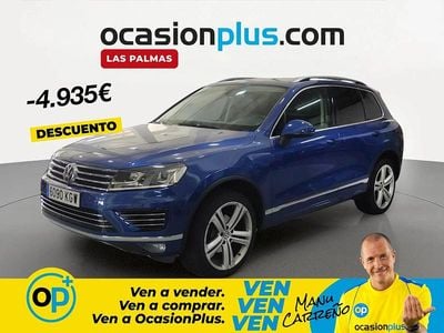 Occasion VW Touareg R-line 204 ch (150 kW) 2018 Bleue SUV